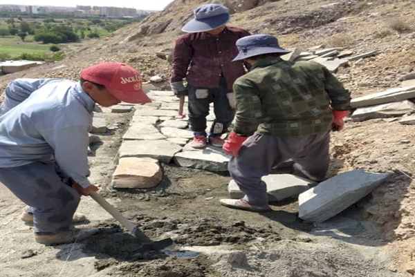 مسیر دسترسی به برج نقاره‌خانه ری ساخته می‌شود